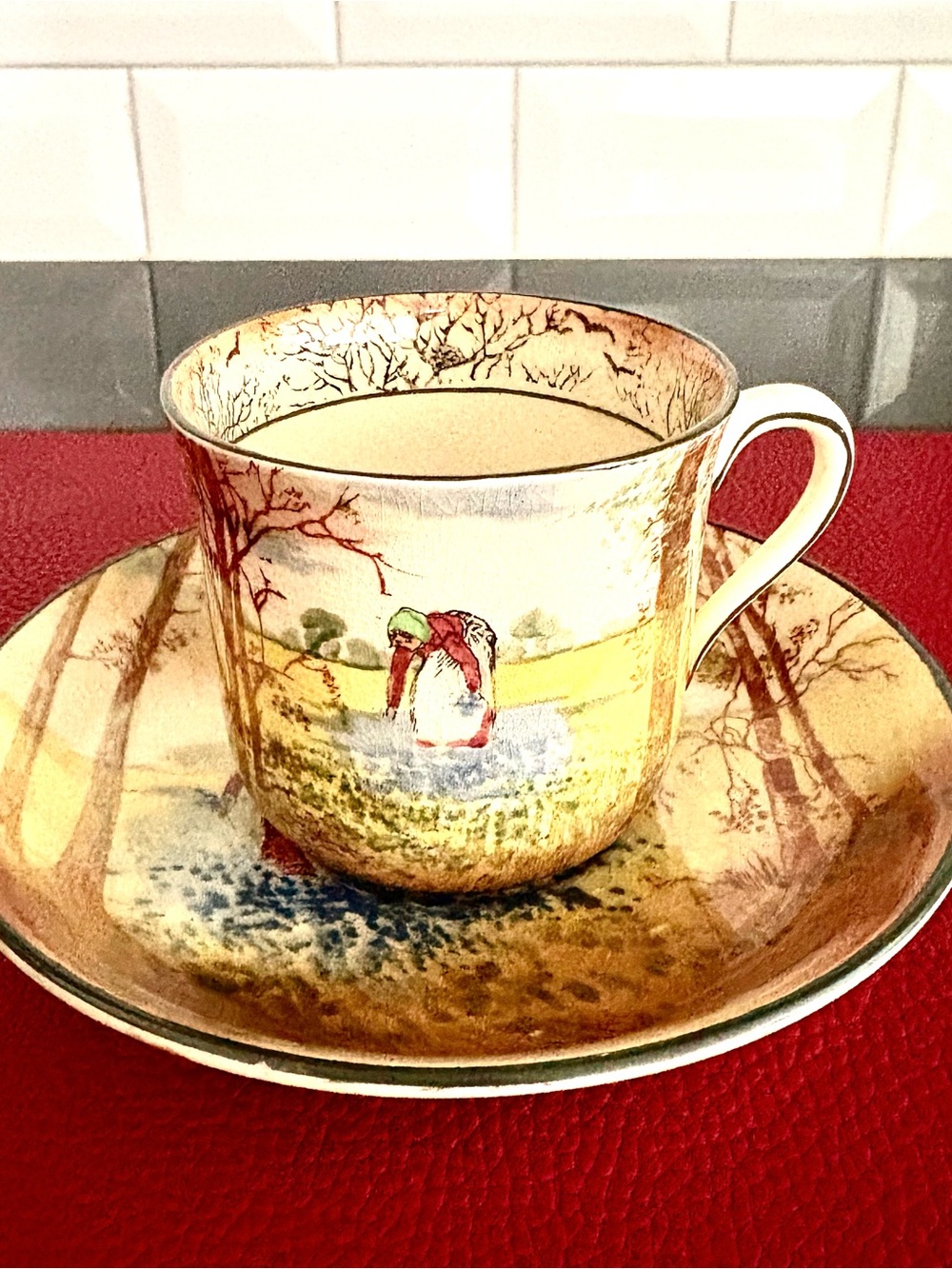 Vintage Royal Doulton Cup/Saucer circa 1920’s in perfect condition